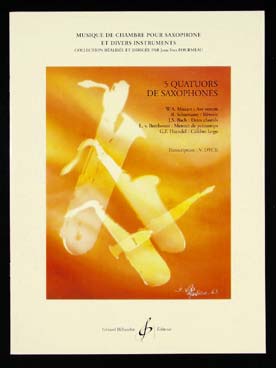 Illustration de 5 QUATUORS : Mozart, Schumann, Bach, Beethoven, Haendel (tr. V. Dyck)