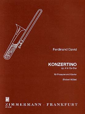 Illustration de Concertino op. 4 en mi b M    