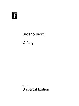 Illustration de O King pour mezzosoprano, flûte, violon, clarinette, violoncelle et piano