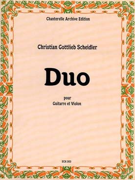 Illustration de Duo N° 1 pour violon et guitare