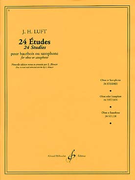 Illustration de 24 Études pour saxophone ou hautbois