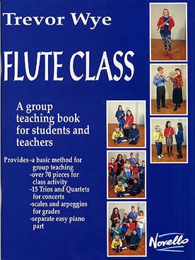 Illustration de Flute class : a group teaching book for students and teachers avec 2 CDs - éd. sans CD