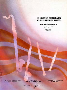Illustration de 18 Grands morceaux classiques en trios - Vol. 1 : moyen-supérieur