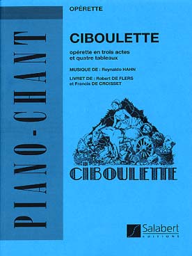 Illustration de Ciboulette version piano et chant