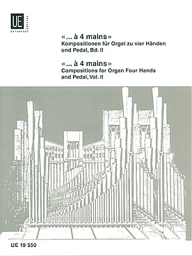Illustration de Compositions 4 mains pour orgue Vol. 2