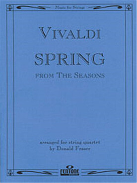 Illustration de Les 4 Saisons op. 8/1 RV269 en mi M : Le Printemps (tr. quatuor à cordes)