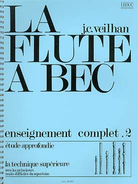 Illustration veilhan flute a bec ens. complet vol. 2
