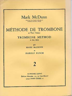 Illustration de Méthode de trombone Vol. 2    