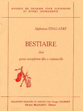 Illustration de Bestiaire pour saxophone et violoncelle