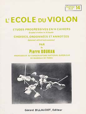 Illustration de L'École du violon, études progressives - Vol. 14