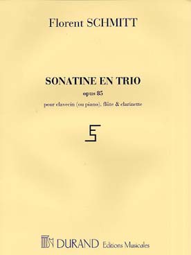 Illustration de Sonatine op. 85 pour flûte, clarinette en la et piano