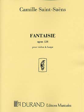Illustration de Fantaisie op. 124 pour violon et harpe