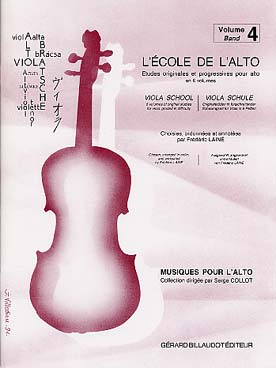 Illustration de L'École de l'alto, études originales et progressives en 6 volumes - Vol. 4