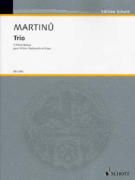 Illustration martinu trio violon, violoncelle & piano