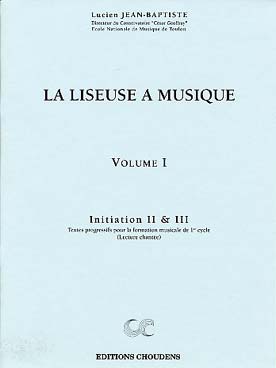 Illustration de La Liseuse à musique - Vol. 1 : Initiation 2 et 3