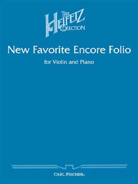 Illustration heifetz new favorite encore folio