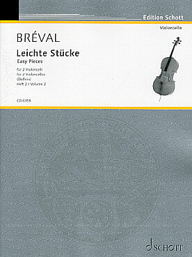 Illustration de Leichte Stücke pour 2 violoncelles - Vol. 2