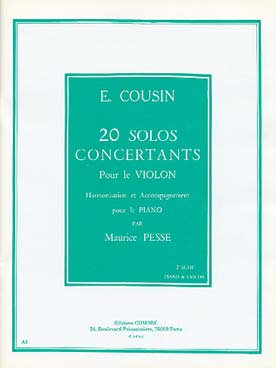 Illustration de 20 Solos concertants - Vol. 2 (N° 11 à 20)