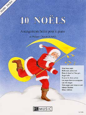 Illustration de 10 Noëls : arrangements faciles pour piano
