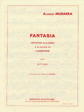 Illustration de Fantasia "imitation de la harpe à la manière de Ludovico" (tr. Ibanez)
