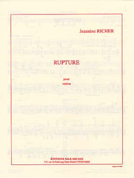 Illustration richer rupture