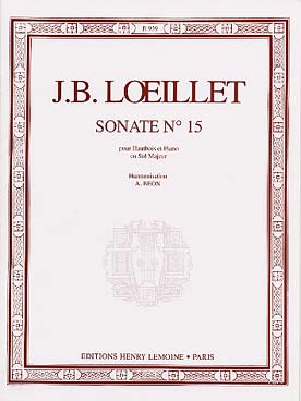 Illustration de Sonate N° 15 en sol M