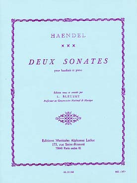 Illustration de 2 Sonates (Bleuzet)