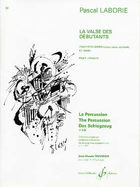 Illustration de La Valse des débutants (caisse claire, cymbale)