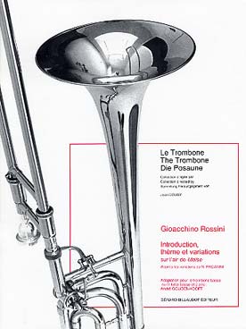 Illustration de Introduction, thème et variations sur l'air de Moïse (trombone basse)