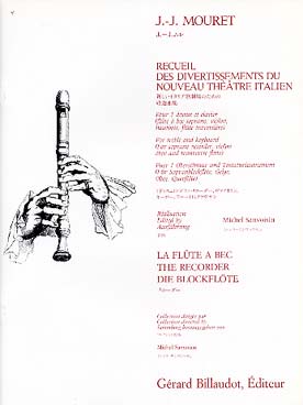 Illustration de Recueil des divertissements du nouveau théâtre italien (flûte à bec soprano)