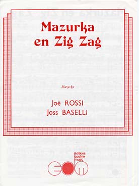 Illustration rossi mazurka en zig-zag