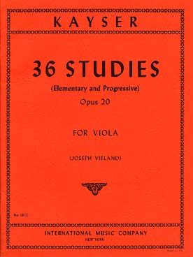Illustration de 36 Études élémentaires et progressives op. 20 - éd. I.M.C. (tr. Vieland)