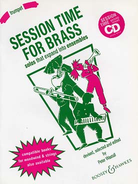 Illustration session time brass trompette