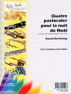 Illustration de 4 pastorales pour la nuit de Noël  d'après L.-C. Daquin pour 3 hautbois