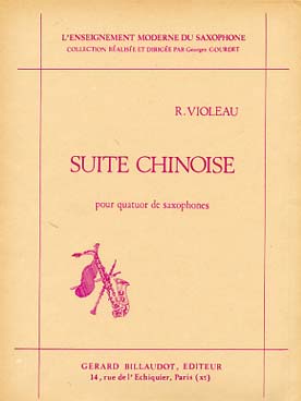 Illustration de Suite chinoise pour quatuor de saxophones