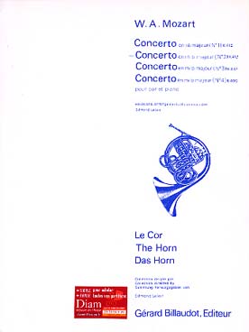 Illustration mozart concerto n°  2 k 417 en mi b maj