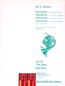 Illustration mozart concerto n°  3 k 447 en mi b maj