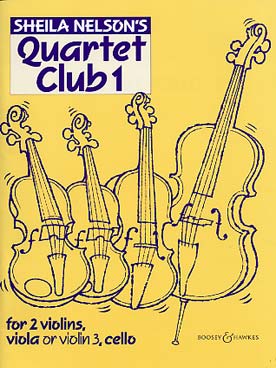Illustration de Quartet club - Vol. 1 : Haendel, Beethoven, Purcell, Schumann, Bartók, Mozart, Nelson...