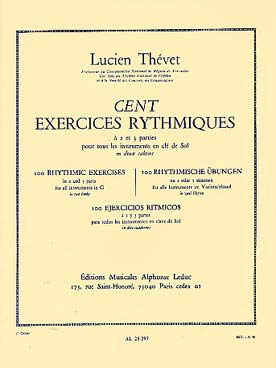 Illustration thevet exercices rythmiques (100) vol. 1
