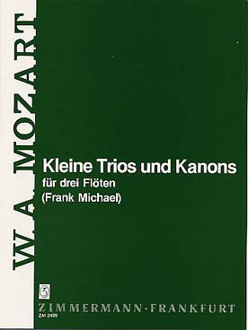 Illustration de Petits Trios et canons (tr. Michael pour 3 flûtes)