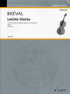 Illustration de Leichte Stücke pour 2 violoncelles - Vol. 1