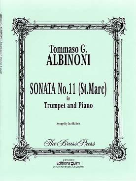 Illustration albinoni sonate n° 11 (st marc)