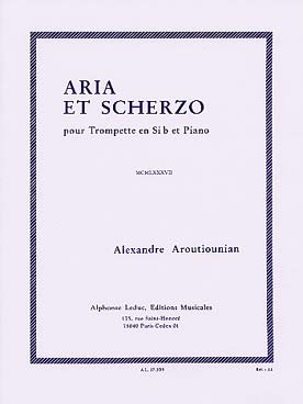 Illustration aroutiunian aria et scherzo