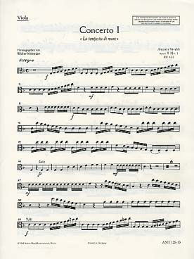 Illustration vivaldi concerto op. 10/1 alto