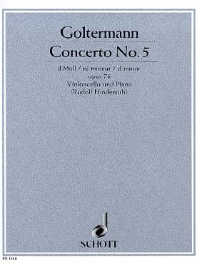 Illustration de Concerto N° 5 op. 76 en ré m