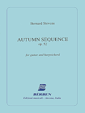 Illustration de Autumn sequence op. 52 pour guitare et clavecin