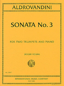 Illustration aldrovandini sonate n° 3 op 12