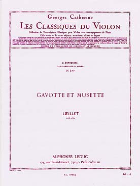 Illustration de Gavotte et musette (tr. Catherine)