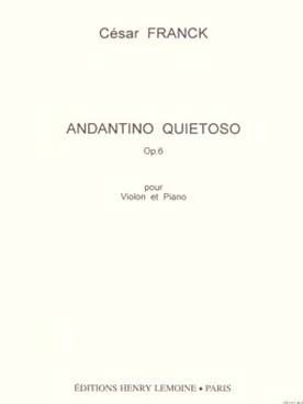 Illustration de Andantino quietoso op. 6