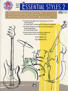 Illustration de Essential style for drummer and bassist - Vol. 2 avec CD (français, italien et allemand)